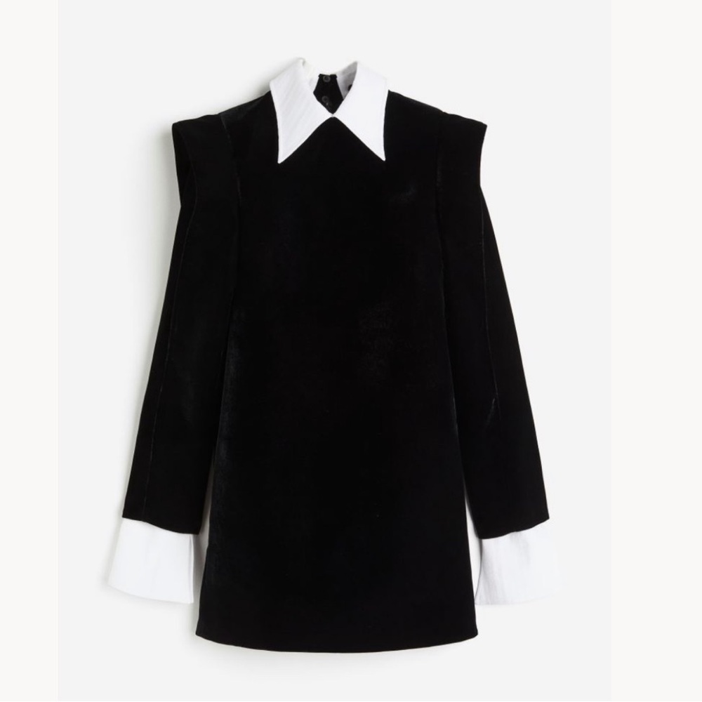 H&M Studio Black Velvet Dress